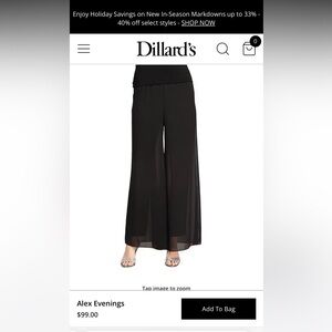 NWT chiffon dress evening trouser